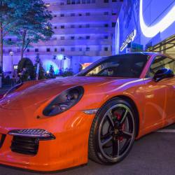 porsche summer night