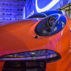 porsche summer night